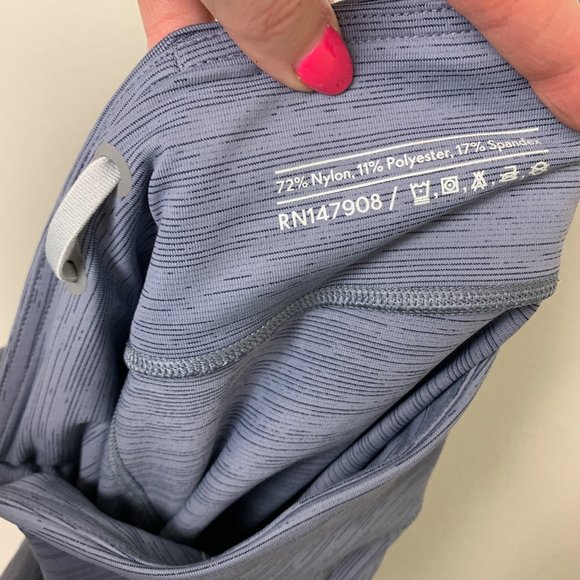 Outdoor Voices blue gray leggings space dye medium - Picture 5 of 6